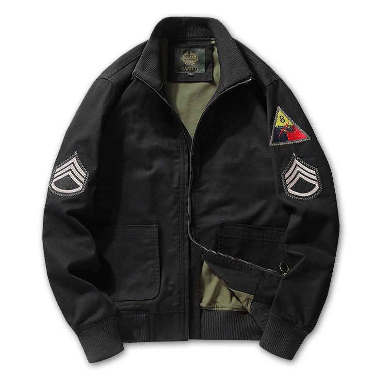  Military Matter Retro Work Jacket MA1 Air Force Bomber Jacket Military Baseball Uniform | The Best CS Tactical Clothing Store