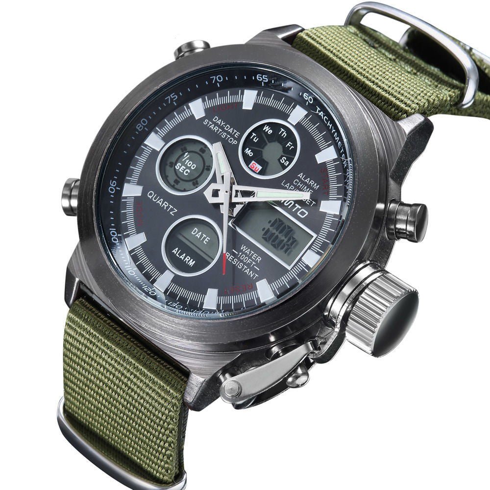  Military Matter Men'S Watch Sports Waterproof Luminous Watch Men'S Double Display Electronic Watch Men | The Best CS Tactical Clothing Store