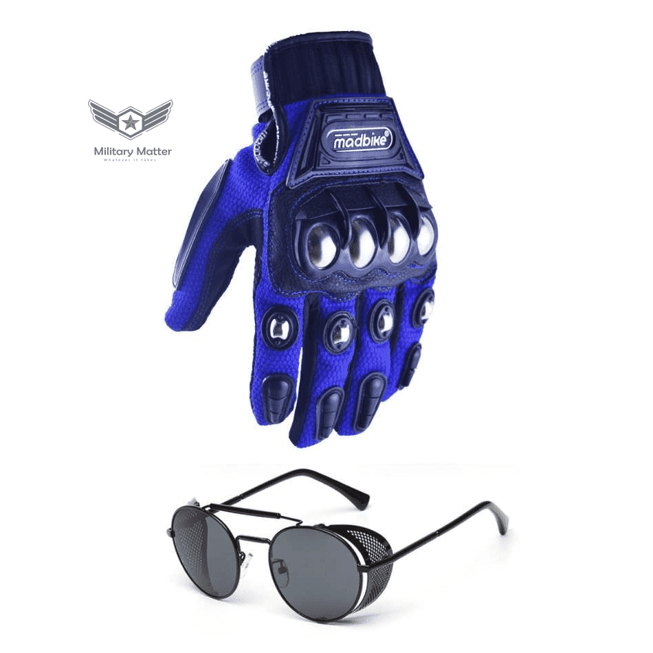  Military Matter Motorcycle Gloves Glasses Set | The Best CS Tactical Clothing Store