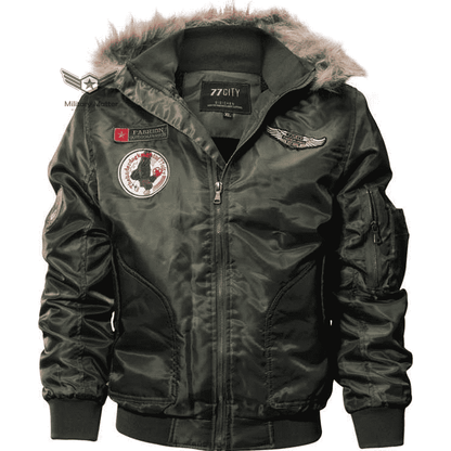  Military Matter Military Matter™ Winter Pilot Air Force Jacket | Army Green | The Best CS Tactical Clothing Store