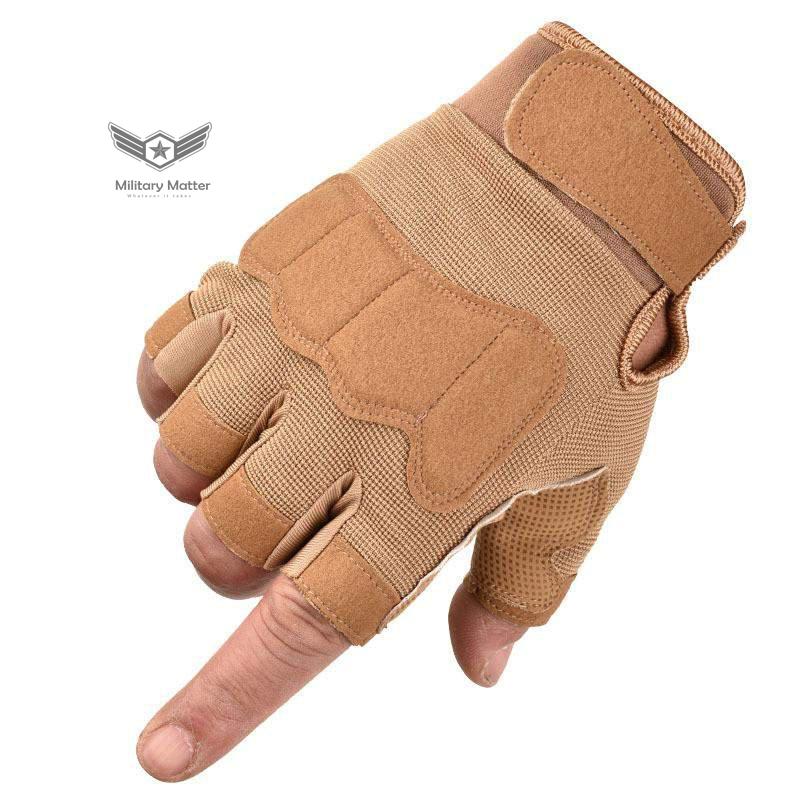  Military Matter Military Tactical Half Finger Leather Gloves | The Best CS Tactical Clothing Store
