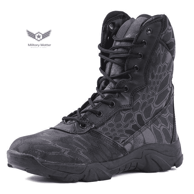  Military Matter Snake Pattern Military Tactical Waterproof Boots | Sand Boa | The Best CS Tactical Clothing Store