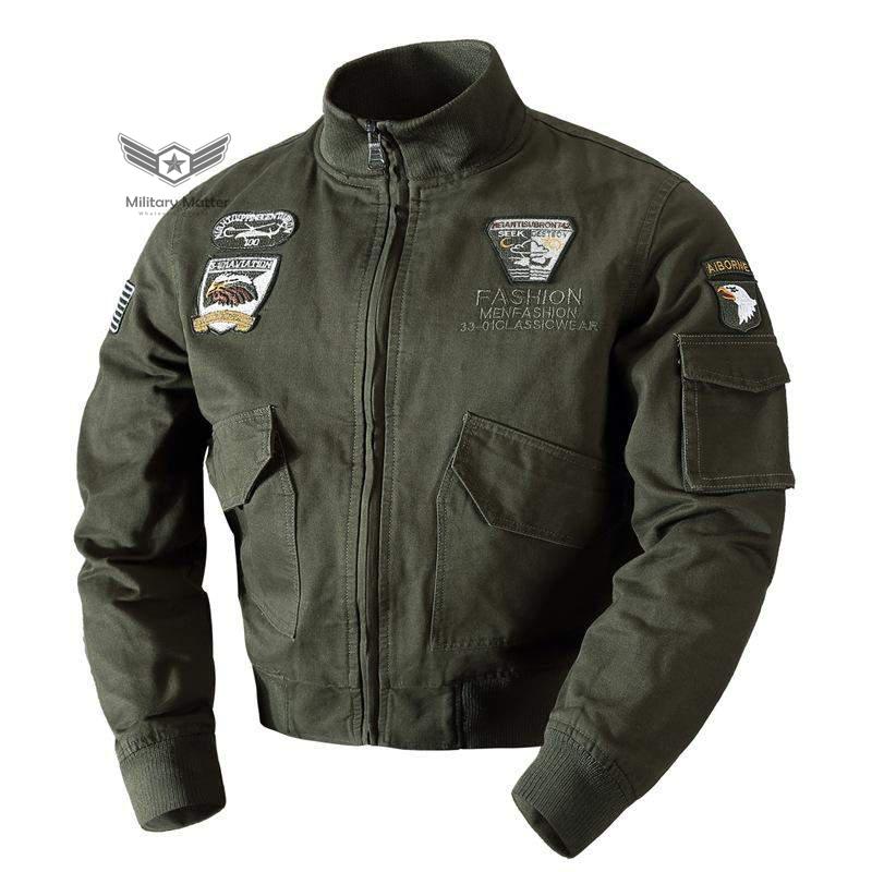  Military Matter Men Military Bomber Pilot Jacket | The Best CS Tactical Clothing Store