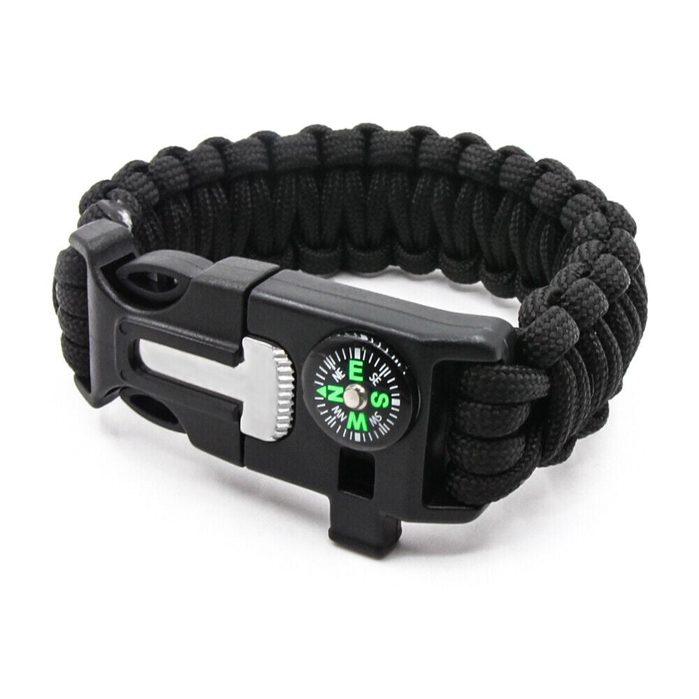Atomic Bear Paracord Bracelet (2 Pack) – Adjustable Size – Fire Starte – US  Survival Kits