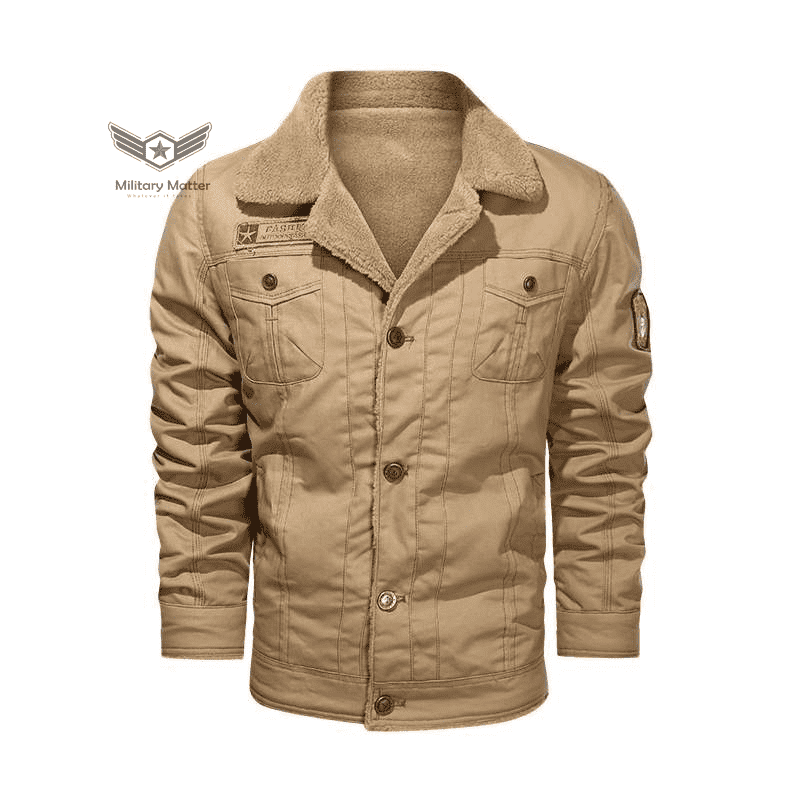  Military Matter Men Turn Collar Fleece Thick Coat | The Best CS Tactical Clothing Store