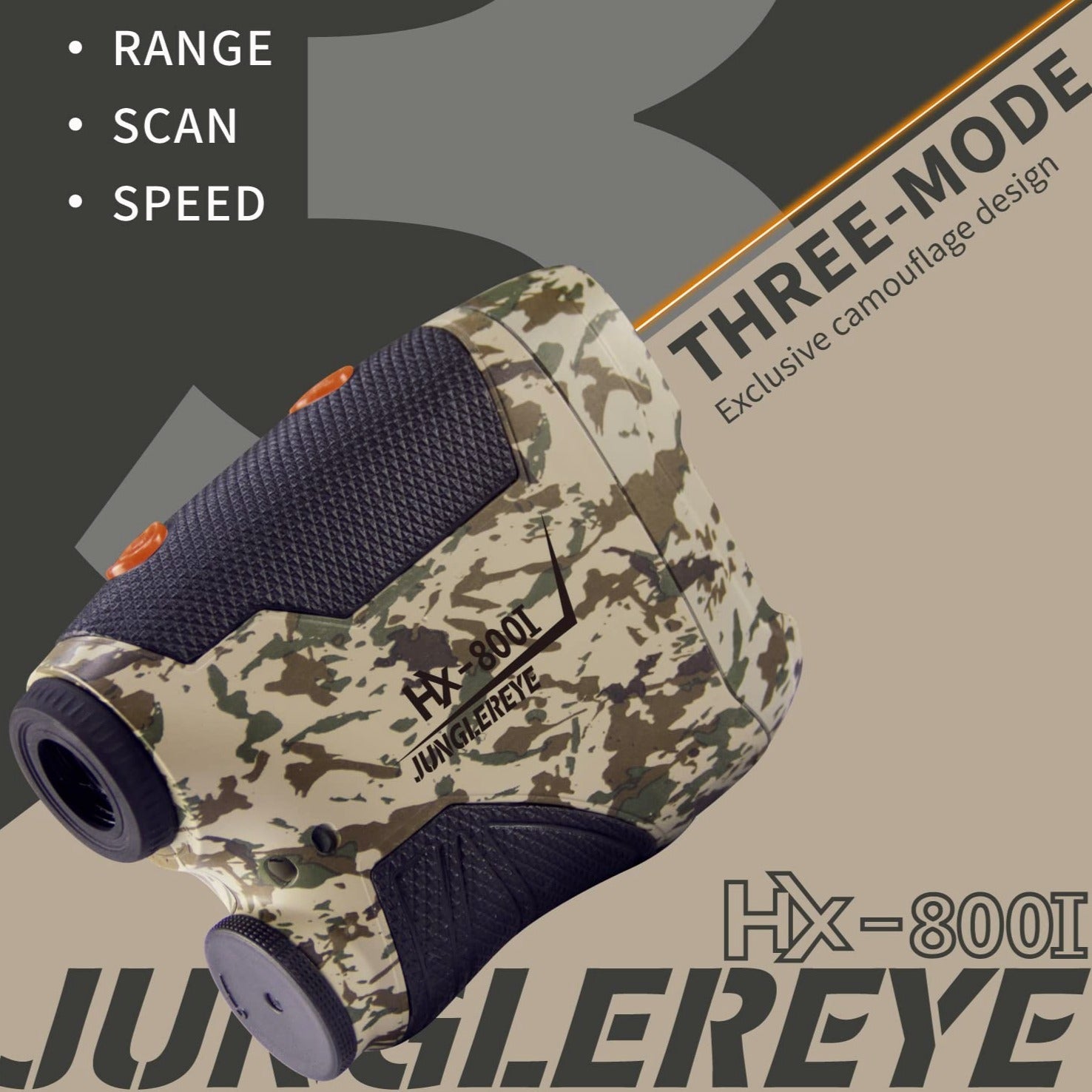  Military Matter HX-800I Hunting Range Finder 800 Yards,6X Magnification, Waterproof Archery Rang | The Best CS Tactical Clothing Store