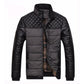  Military Matter Winter Men Jacket and Coats PU Patchwork Designer Jackets | The Best CS Tactical Clothing Store