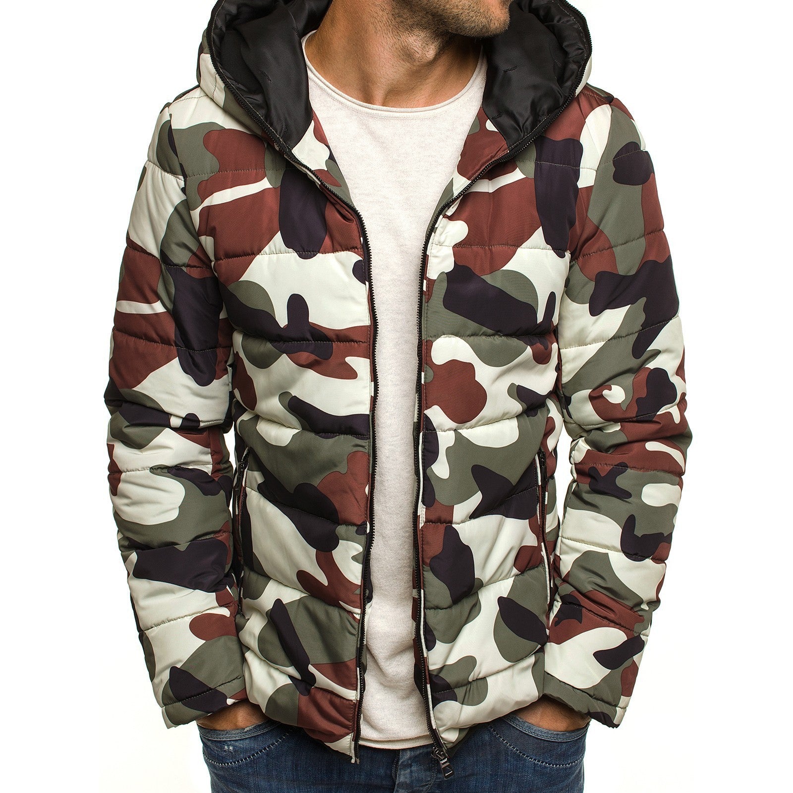  Military Matter Men's Morden Light Weight Camouflage Warm Winter Coat | The Best CS Tactical Clothing Store