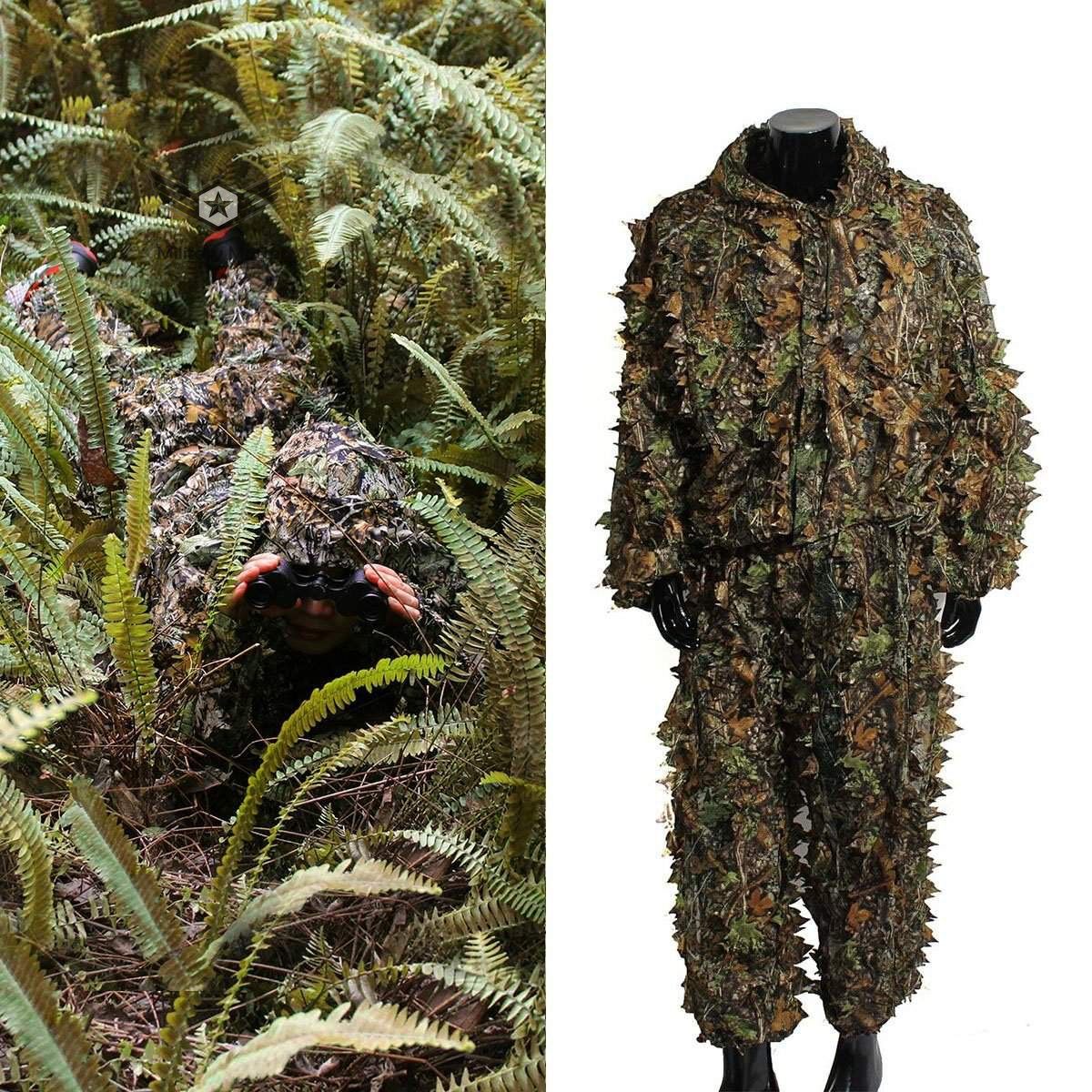  Military Matter OUTERDO Leaves Woodland Camouflage Clothing Army Military Clothes Pants Jungle Hunting Shooting Airsoft Wildlife | The Best CS Tactical Clothing Store