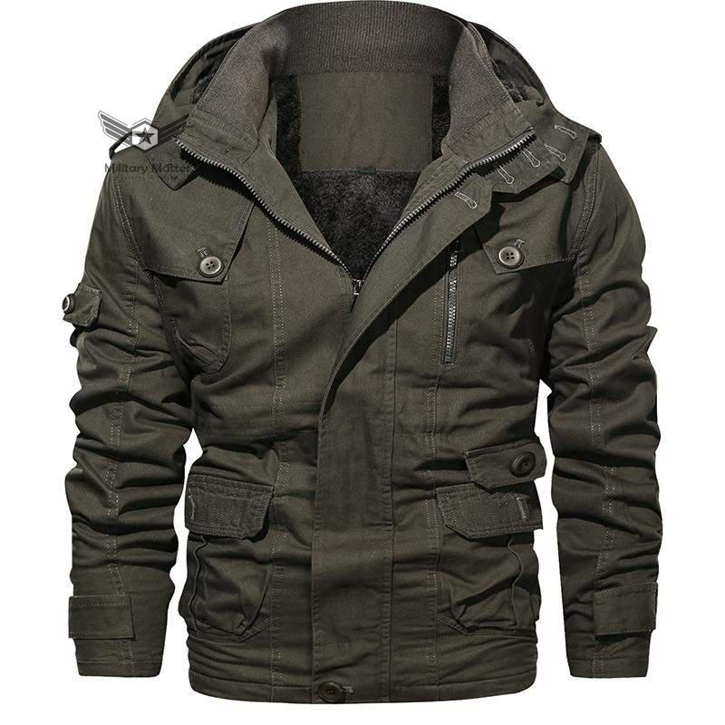 Military Matter Warm Fleece Thick Hooded Military Coat | The Best CS Tactical Clothing Store